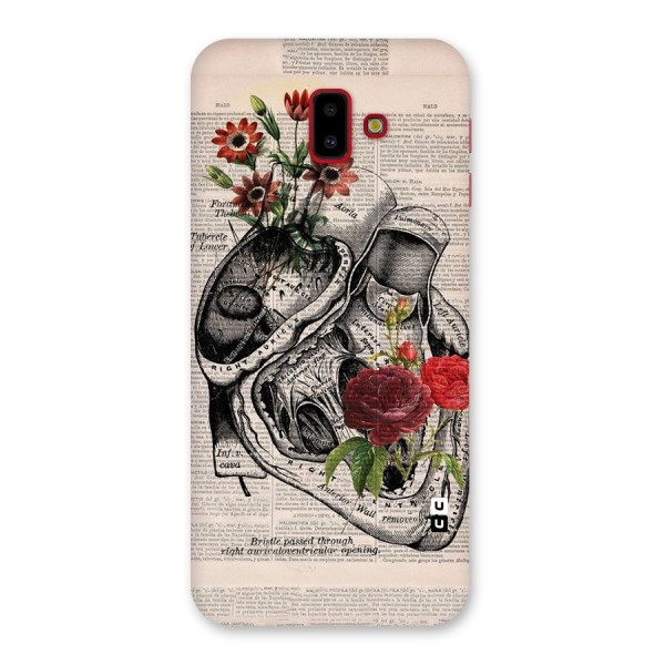 Heart Newspaper Back Case for Galaxy J6 Plus