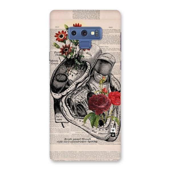 Heart Newspaper Back Case for Galaxy Note 9