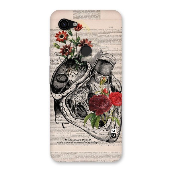 Heart Newspaper Back Case for Google Pixel 3a XL