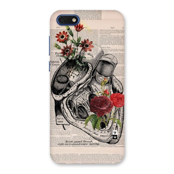 Heart Newspaper Back Case for Honor 7s