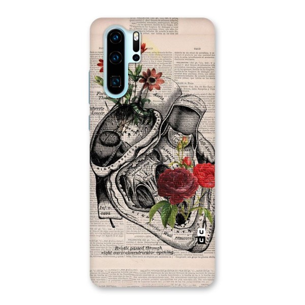 Heart Newspaper Back Case for Huawei P30 Pro