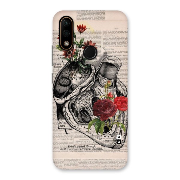 Heart Newspaper Back Case for Lenovo A6 Note