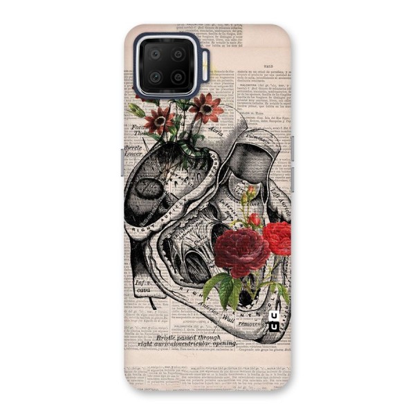 Heart Newspaper Back Case for Oppo F17