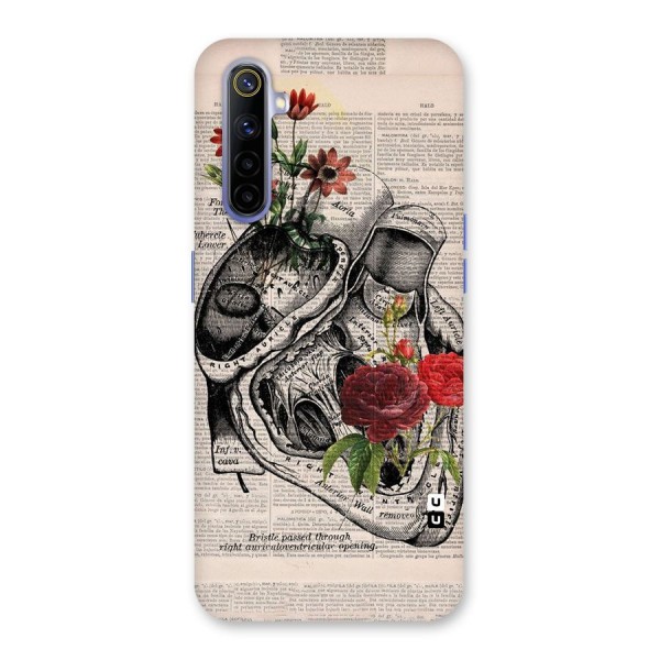 Heart Newspaper Back Case for Realme 6