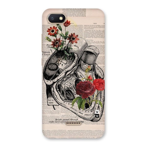 Heart Newspaper Back Case for Redmi 6A