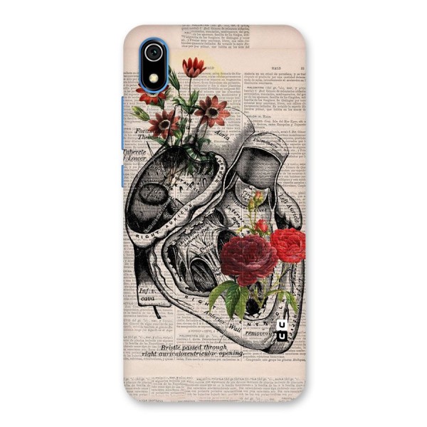 Heart Newspaper Back Case for Redmi 7A