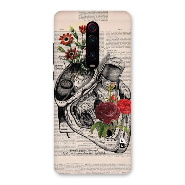 Heart Newspaper Back Case for Redmi K20 Pro