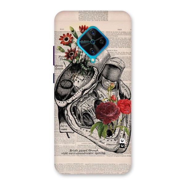 Heart Newspaper Back Case for Vivo S1 Pro