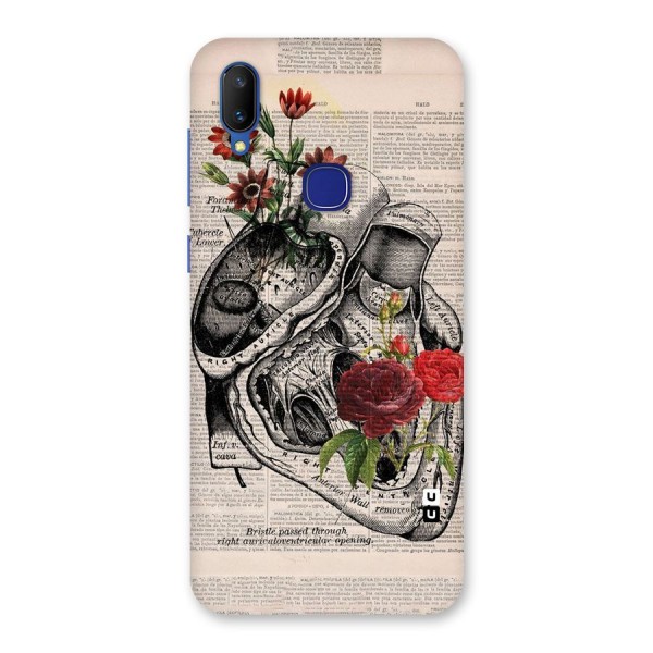 Heart Newspaper Back Case for Vivo V11