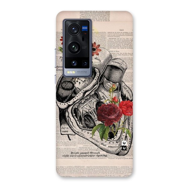 Heart Newspaper Back Case for Vivo X60 Pro Plus