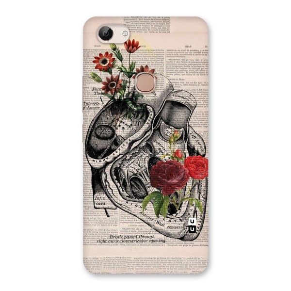 Heart Newspaper Back Case for Vivo Y83