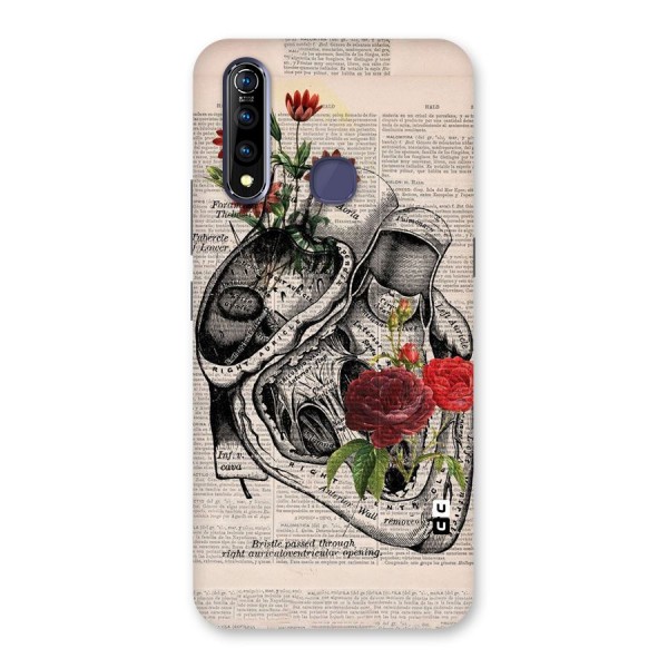 Heart Newspaper Back Case for Vivo Z1 Pro