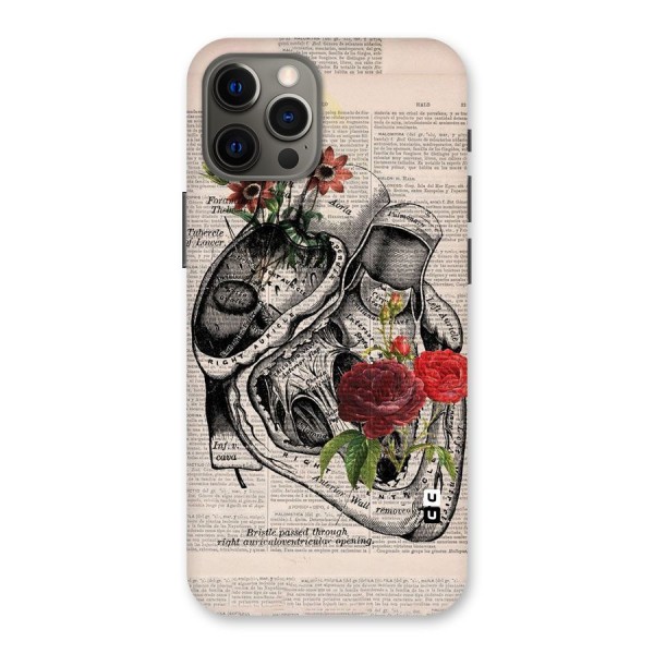 Heart Newspaper Back Case for iPhone 12 Pro Max