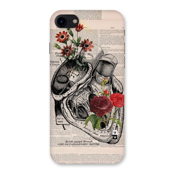 Heart Newspaper Back Case for iPhone SE 2020