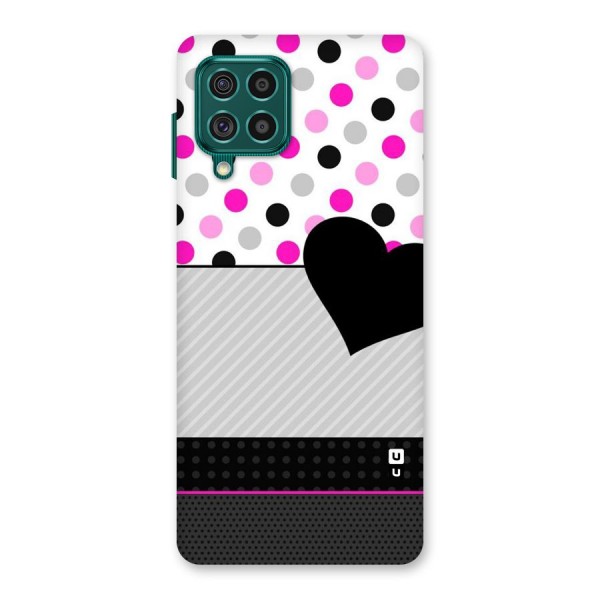 Heart Polka Stripes Back Case for Galaxy F62