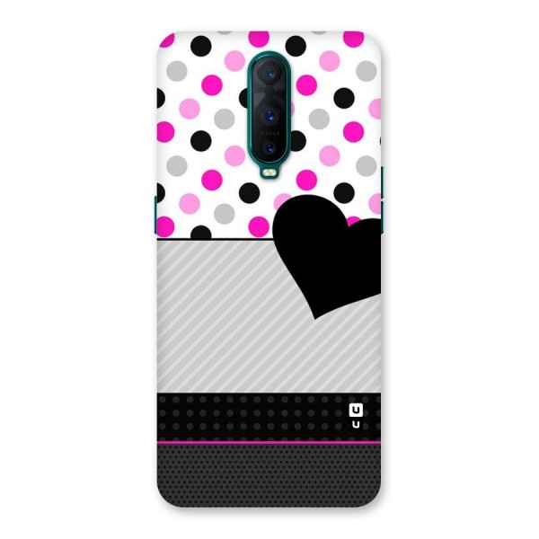 Heart Polka Stripes Back Case for Oppo R17 Pro