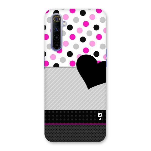 Heart Polka Stripes Back Case for Realme 6