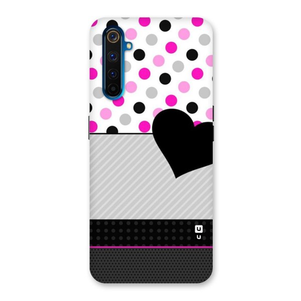 Heart Polka Stripes Back Case for Realme 6 Pro