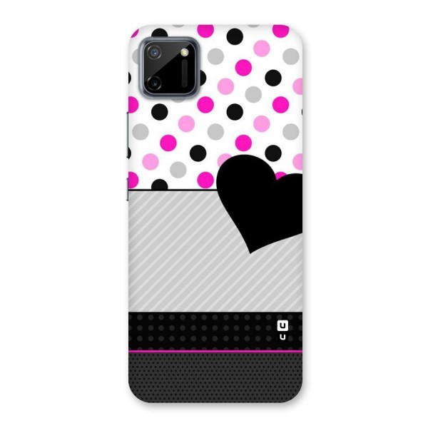 Heart Polka Stripes Back Case for Realme C11