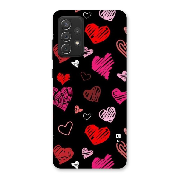 Hearts Art Pattern Back Case for Galaxy A72