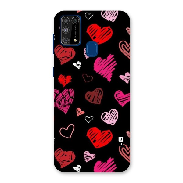 Hearts Art Pattern Back Case for Galaxy F41