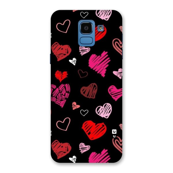 Hearts Art Pattern Back Case for Galaxy On6