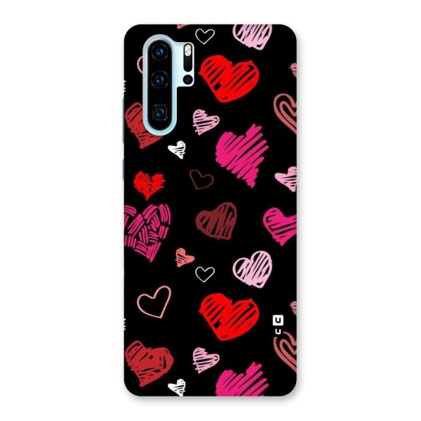 Hearts Art Pattern Back Case for Huawei P30 Pro