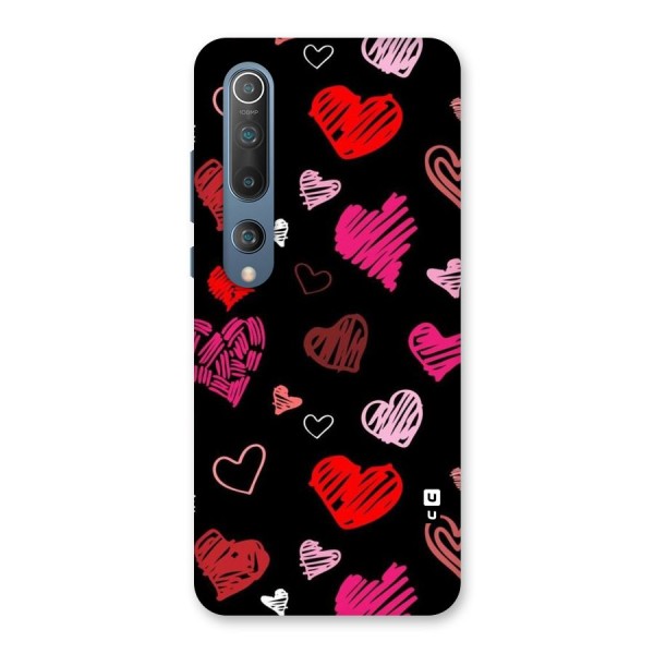 Hearts Art Pattern Back Case for Mi 10