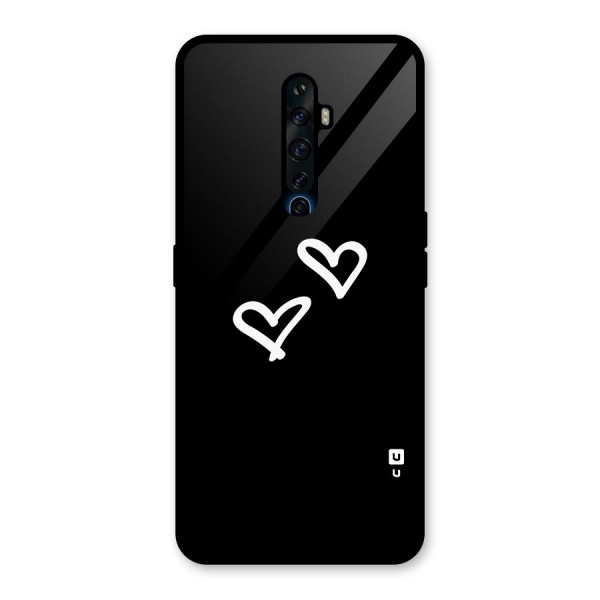 Hearts Love Glass Back Case for Oppo Reno2 Z