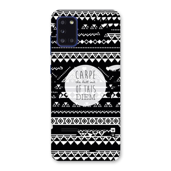 Hell Diem Back Case for Galaxy A31