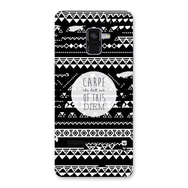 Hell Diem Back Case for Galaxy A8 Plus