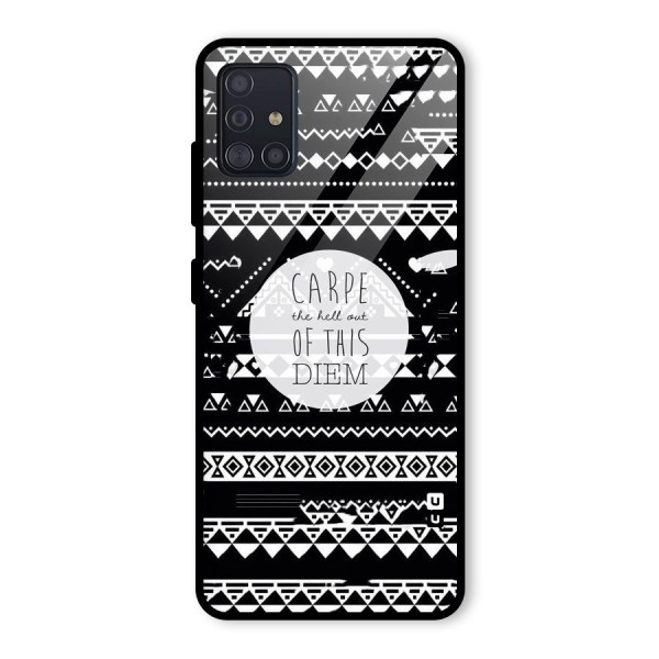 Hell Diem Glass Back Case for Galaxy A51