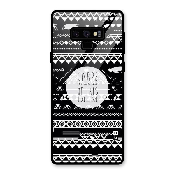 Hell Diem Glass Back Case for Galaxy Note 9