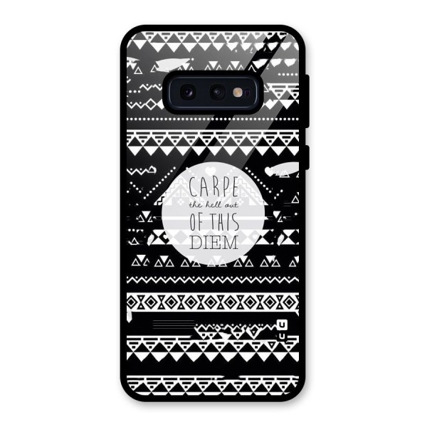 Hell Diem Glass Back Case for Galaxy S10e