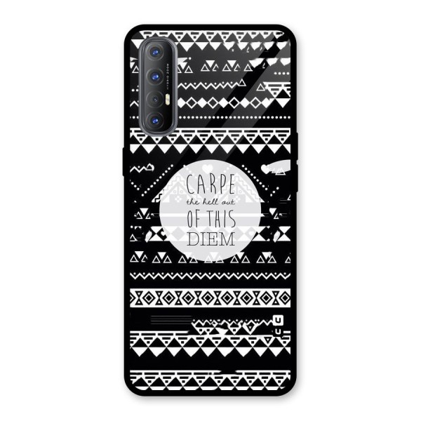 Hell Diem Glass Back Case for Oppo Reno3 Pro