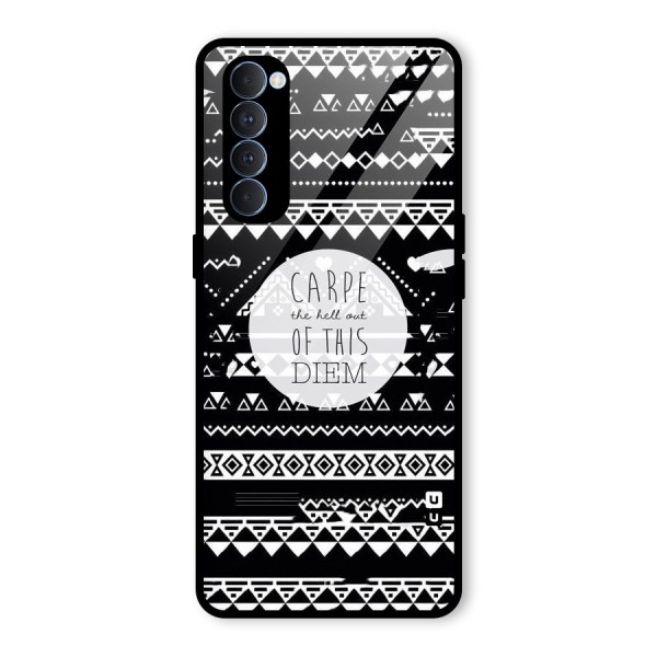 Hell Diem Glass Back Case for Oppo Reno4 Pro