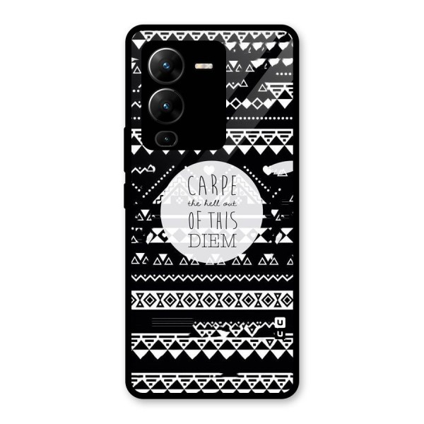 Hell Diem Glass Back Case for Vivo V25 Pro