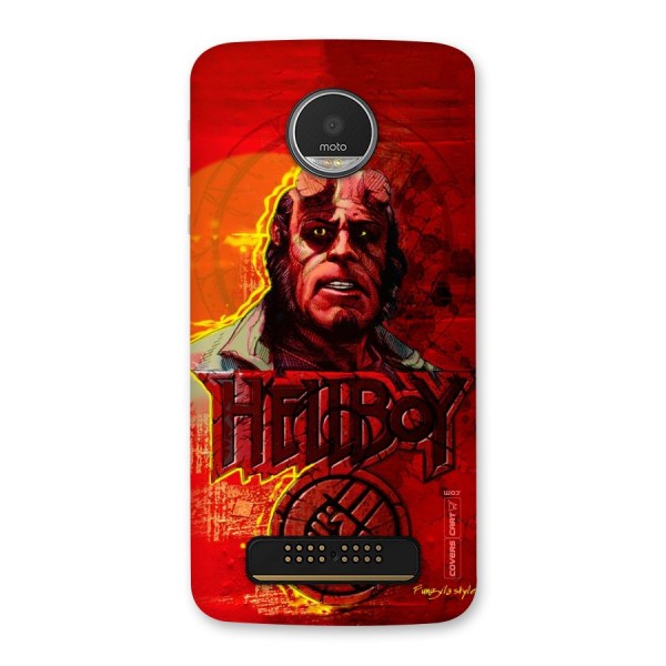 Hellboy Artwork Back Case for Moto Z Play