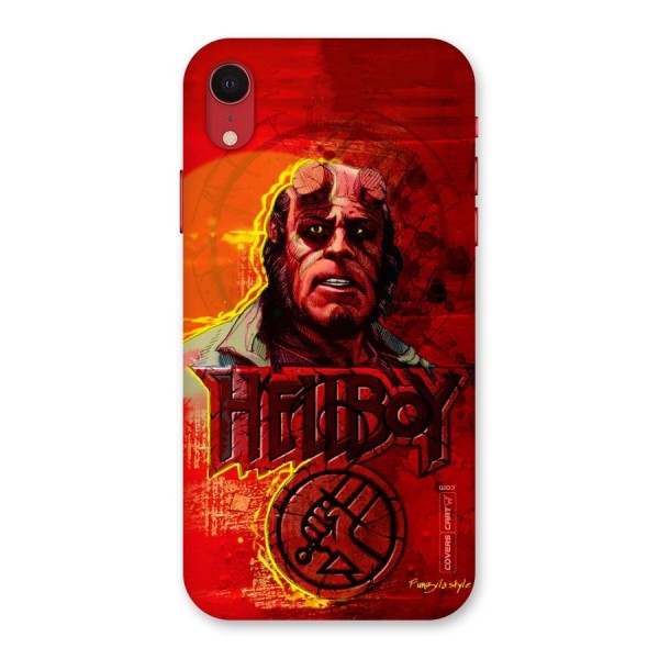 Hellboy Artwork Back Case for iPhone XR