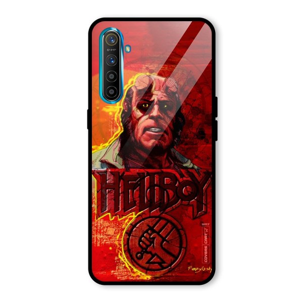 Hellboy Artwork Glass Back Case for Realme XT