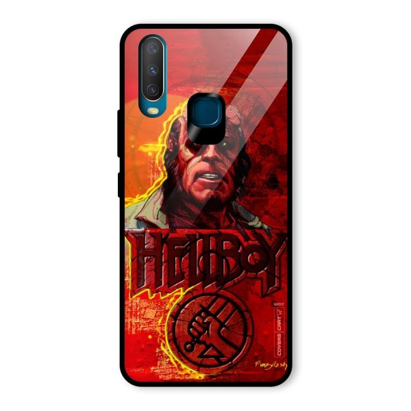 Hellboy Artwork Glass Back Case for Vivo Y12