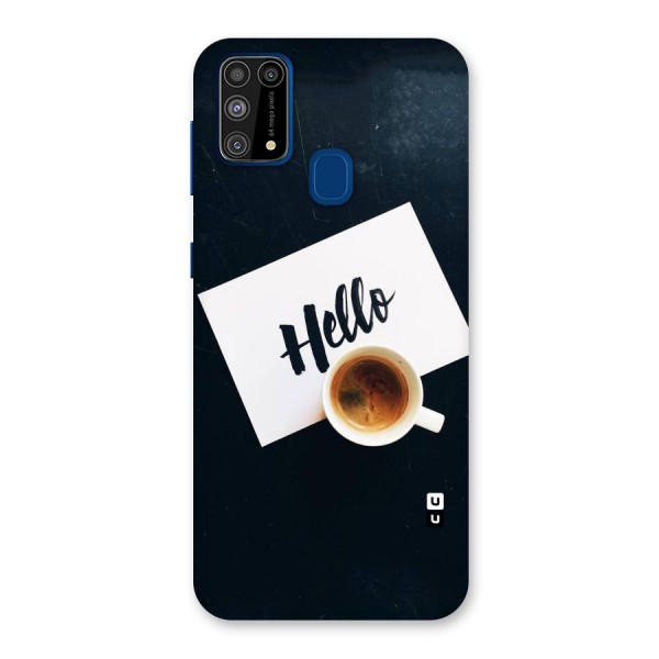 Hello Coffee Back Case for Galaxy F41