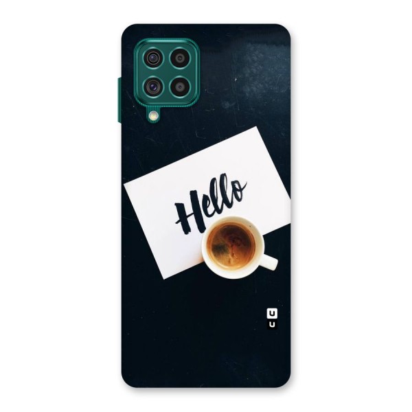 Hello Coffee Back Case for Galaxy F62