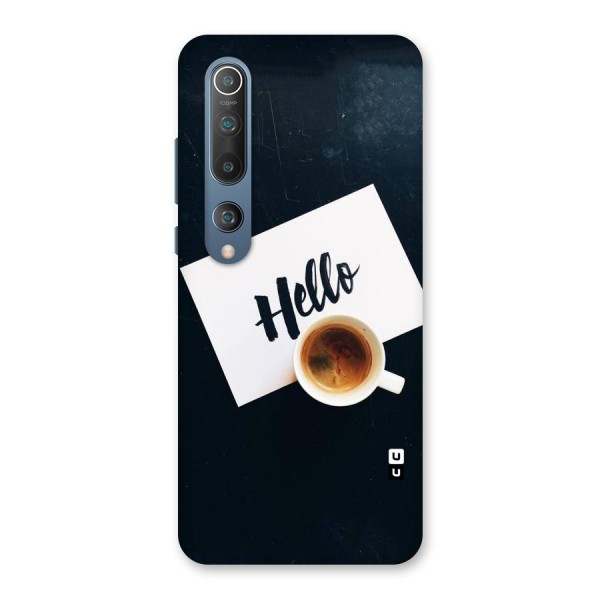 Hello Coffee Back Case for Mi 10