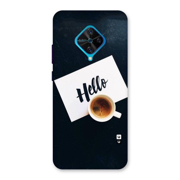 Hello Coffee Back Case for Vivo S1 Pro