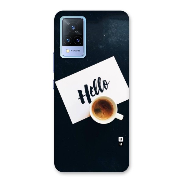 Hello Coffee Back Case for Vivo V21 5G