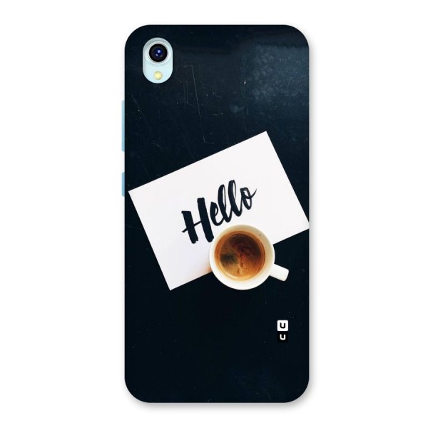 Hello Coffee Back Case for Vivo Y1s