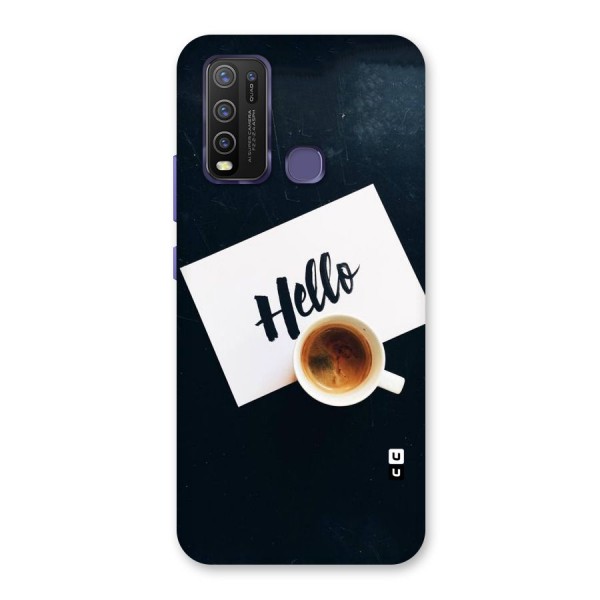 Hello Coffee Back Case for Vivo Y30