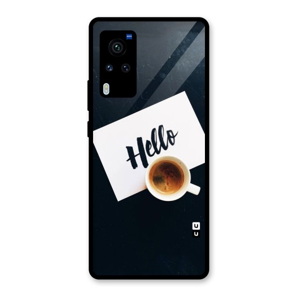 Hello Coffee Glass Back Case for Vivo X60 Pro