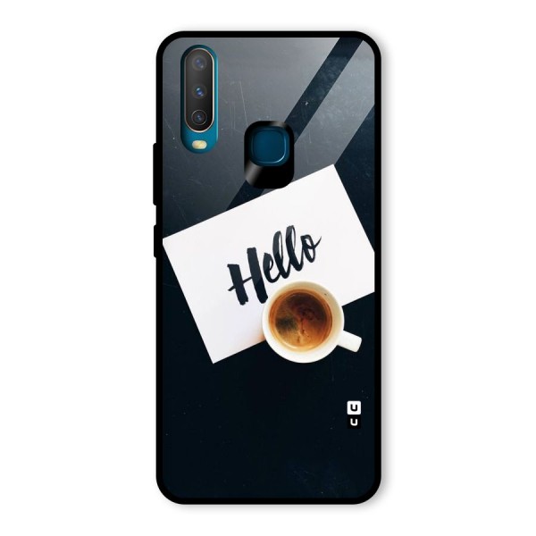 Hello Coffee Glass Back Case for Vivo Y12